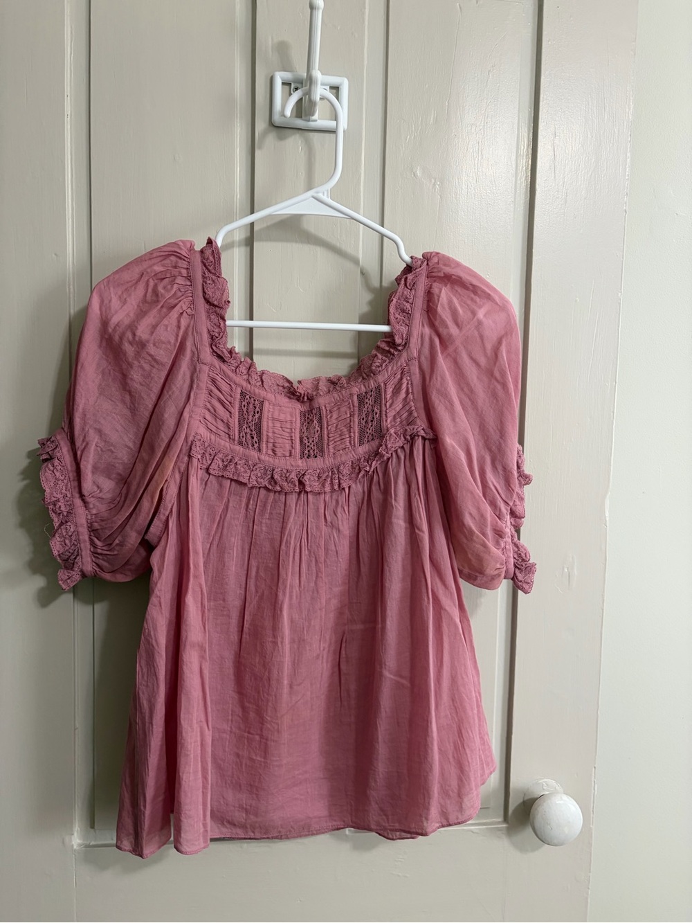 Doen Pink Frances Blouse